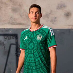 adidas Men's Mexico World Cup 2026 Home Jersey Green/White Size L NWT